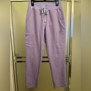 Figs High Waisted Lavender Dew Yola Skinny Scrub Pants